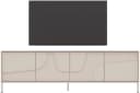 INOSIGN Lowboard Stone 205 cm breit 4 Türen TV-Schrank TV-Kommode Medienboard 3D-Design Push-to-open Bild 4