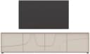 INOSIGN Lowboard Stone 205 cm breit 4 Türen TV-Schrank TV-Kommode Medienboard 3D-Design Push-to-open Bild 5