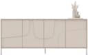 INOSIGN Sideboard Stone 205 cm breit, 4 Türen, Anrichte, Kommode, Stauraumschrank, 3D-Design, Push-to-open Bild 4