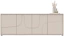 INOSIGN Sideboard Stone 205 cm breit, 4 Türen, Anrichte, Kommode, Stauraumschrank, 3D-Design, Push-to-open Bild 5