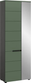Home Affaire Garderobenschrank REHAT Grau/Grün/Schwarz mit Soft-Close Bild 2