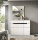 Garderobenschrank INOSIGN REHAT 120 cm 3 Türen 3 Schubladen 12 Fächer Bild 1