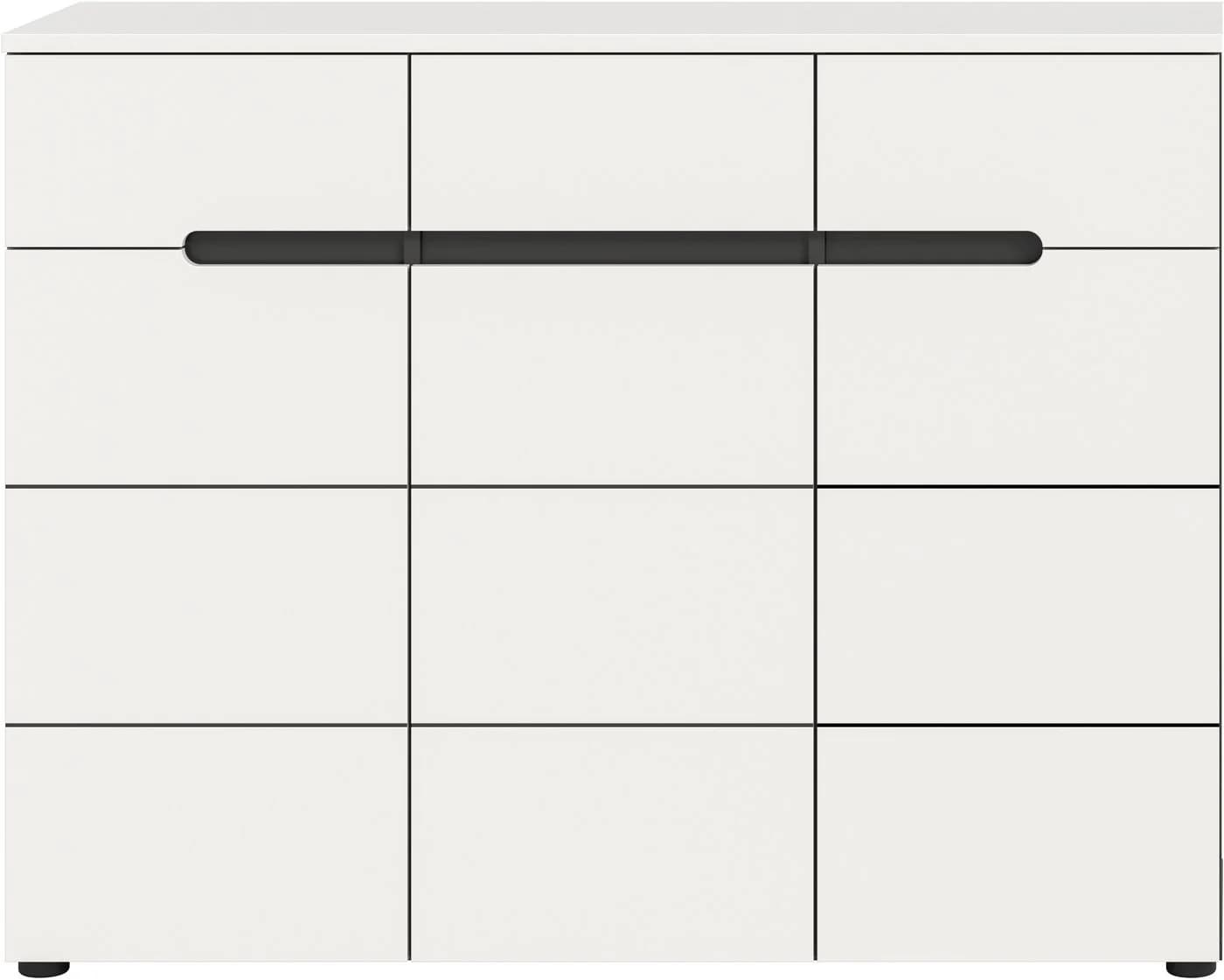 Garderobenschrank INOSIGN REHAT 120 cm 3 Türen 3 Schubladen 12 Fächer - Bild 3