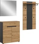Garderoben-Set INOSIGN REHAT 3-teilig 175 cm Basalt grau NB Artisan NB Bild 2