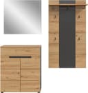 Garderoben-Set INOSIGN REHAT 3-teilig 175 cm Basalt grau NB Artisan NB Bild 3