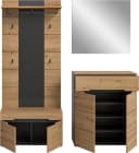 INOSIGN Garderoben-Set REHAT 4-teilig Basalt Grau Artisan NB FSC-zertifizierter Holzwerkstoff Bild 4