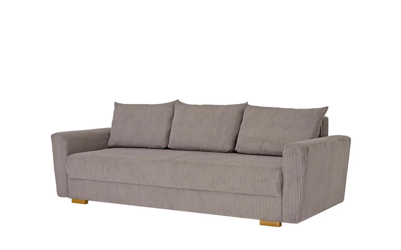 Home affaire MAGHERA 3-Sitzer Schlafsofa mit Bettkasten beige - Bild 4
