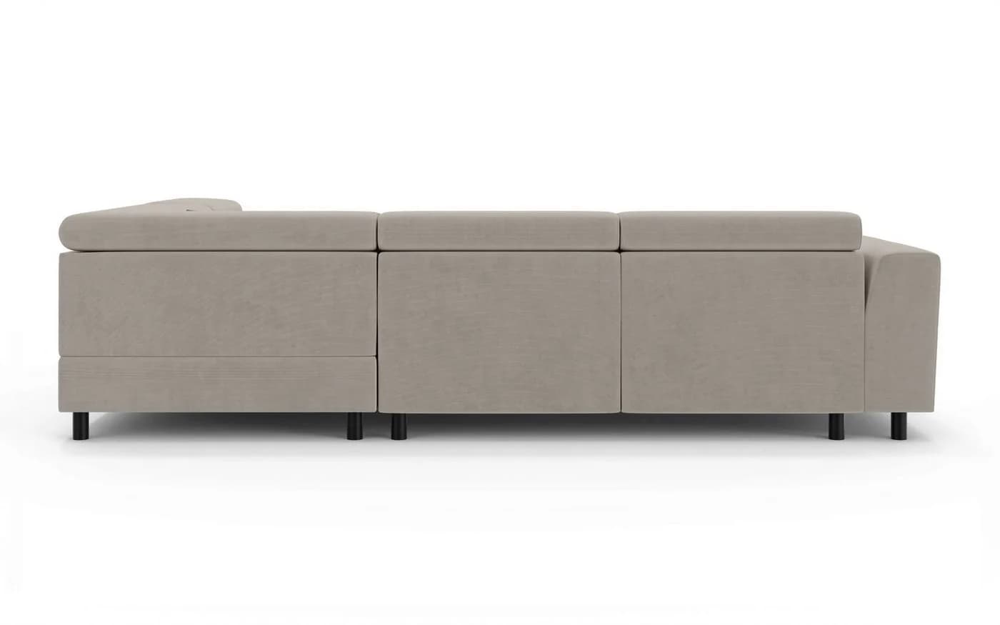 OTTO HOME AADEN Ecksofa mit Bettfunktion und Bettkasten Taupe - Bild 5