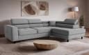 OTTO HOME AADEN Ecksofa mit Bettfunktion Grau Velvet Bild 2