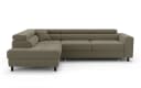 OTTO HOME AADEN Ecksofa mit Bettfunktion und Bettkasten Braun Bild 1