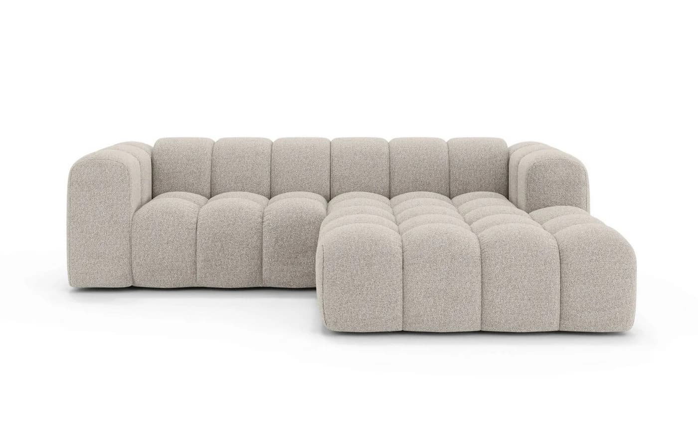 OTTO HOME Ecksofa KALLIE L-Form Creme 248 cm Polyester