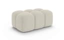 OTTO HOME Polsterhocker KALLIE Bubble-Optik Beige Bild 1