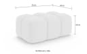 OTTO HOME Polsterhocker KALLIE Bubble-Optik Beige Bild 5