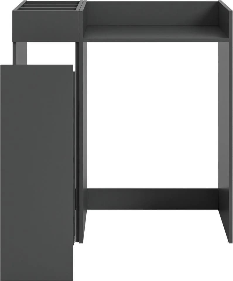 Welltime Badmöbel-Set FALAS 2-teilig Hauswirtschaftsraum Set Anthrazit - Bild 4