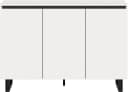 INOSIGN Sideboard TOMA 120 cm Weiß Metall-Kufen Bild 3