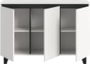 INOSIGN Sideboard TOMA 120 cm Weiß Metall-Kufen Bild 4