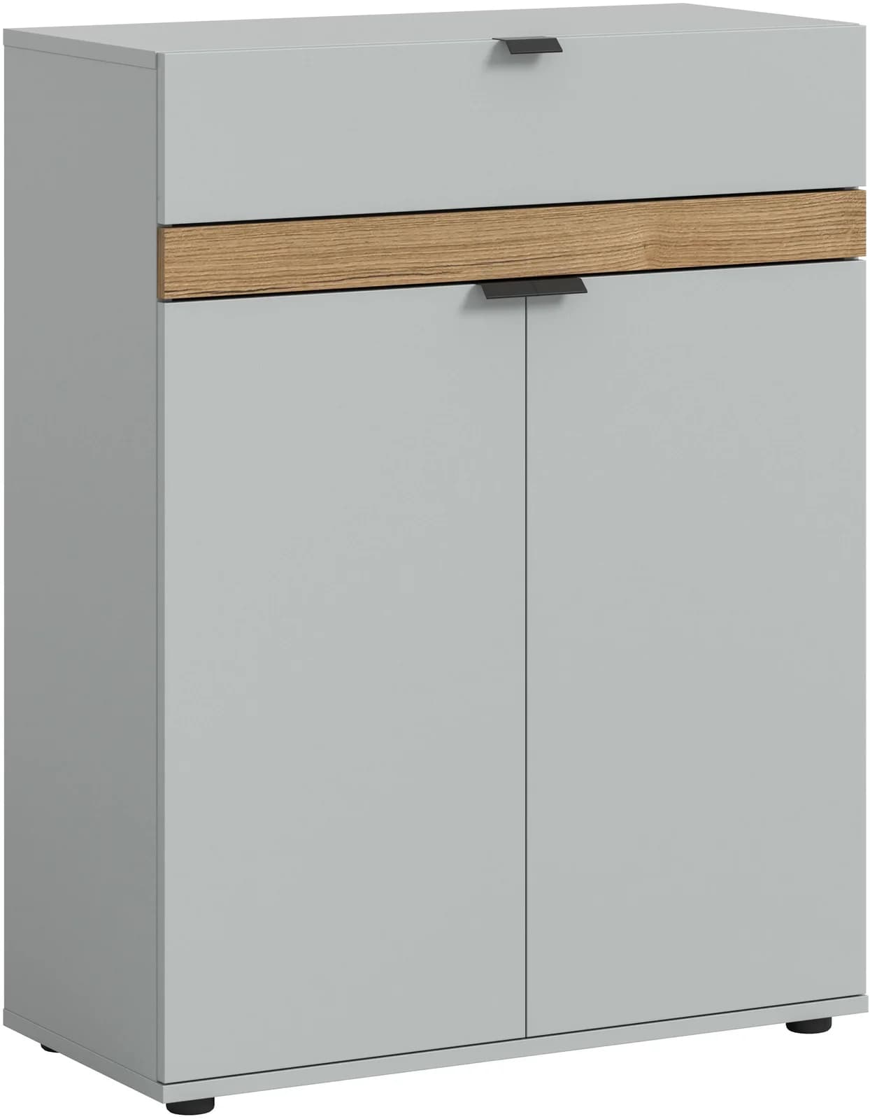 Garderobenschrank INOSIGN Grau Eiche Schuhkommode