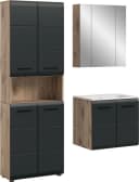 Badezimmer-Set INOSIGN Nox Oak NB Schwarz Matt Bild 2