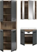 Badezimmer-Set INOSIGN Nox Oak NB Schwarz Matt Bild 4