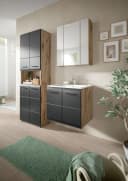 Badezimmer-Set INOSIGN Nox Oak NB Schwarz Matt Bild 5