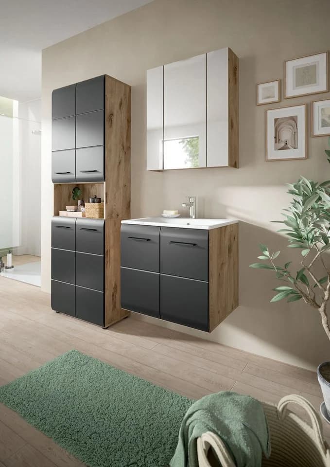 Badezimmer-Set INOSIGN Nox Oak NB Schwarz Matt - Bild 5