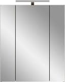 Spiegelschrank INOSIGN Nox Oak NB Schwarz Matt 3-türig Bild 3
