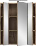 Spiegelschrank INOSIGN Nox Oak NB Schwarz Matt 3-türig Bild 4