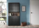 Stauraumschrank INOSIGN Nox Oak NB Schwarz matt 90 cm Bild 1
