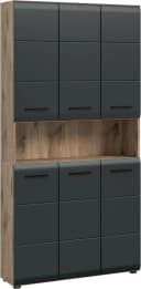 Stauraumschrank INOSIGN Nox Oak NB Schwarz matt 90 cm Bild 2
