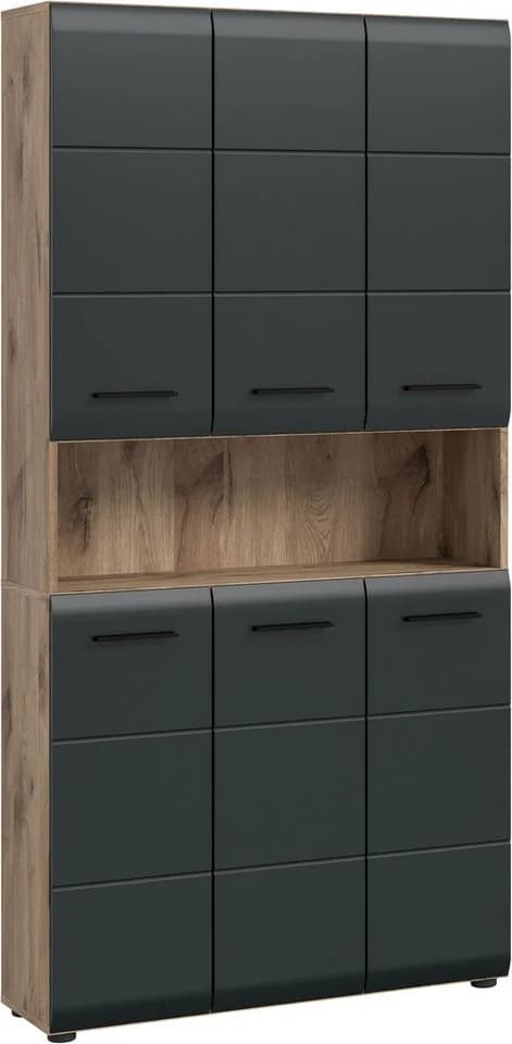 Stauraumschrank INOSIGN Nox Oak NB Schwarz matt 90 cm - Bild 2