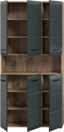 Stauraumschrank INOSIGN Nox Oak NB Schwarz matt 90 cm Bild 4