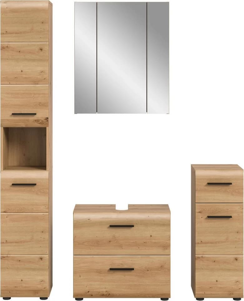 welltime Badezimmer-Set Florenz 4-tlg. Artisan Oak NB Modern - Bild 3