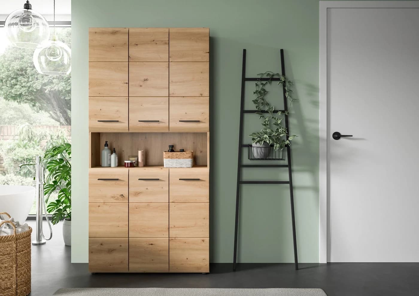 Stauraumschrank INOSIGN Mehrzweckschrank Artisan Oak NB - Bild 5