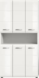 Stauraumschrank INOSIGN Mehrzweckschrank Weiß Hochglanz Tiefzieh Bild 2