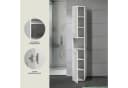 INOSIGN Stauraumschrank Florenz Weiß Hochglanz Tiefzieh 185 cm Hoch Bild 3