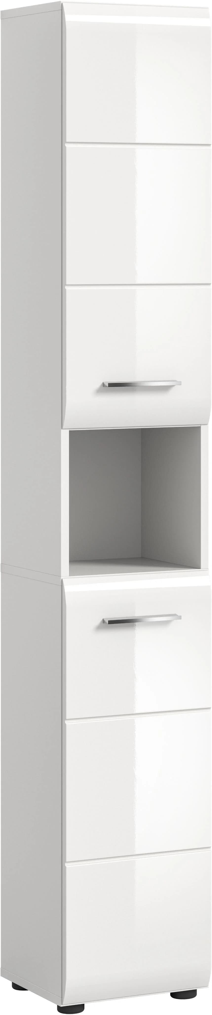 INOSIGN Stauraumschrank Florenz Weiß Hochglanz Tiefzieh 185 cm Hoch - Bild 5