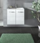 INOSIGN Waschbeckenunterschrank Florenz Weiß Hochglanz Bild 1