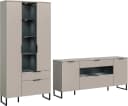 INOSIGN Wohnwand ADIO 290 cm 2-teiliges Set mit Metall-Kufenfüßen Bild 2