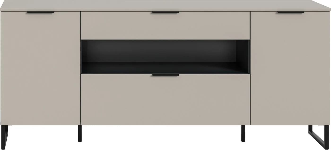INOSIGN Sideboard ADIO 185 cm 2 Türen 1 Schubkasten 1 Klappe Metall-Kufen - Bild 3