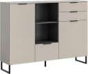 Highboard INOSIGN ADIO 150cm mit Metall-Kufen Kashmir NB Schwarz Bild 2