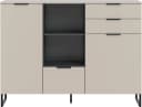 Highboard INOSIGN ADIO 150cm mit Metall-Kufen Kashmir NB Schwarz Bild 3