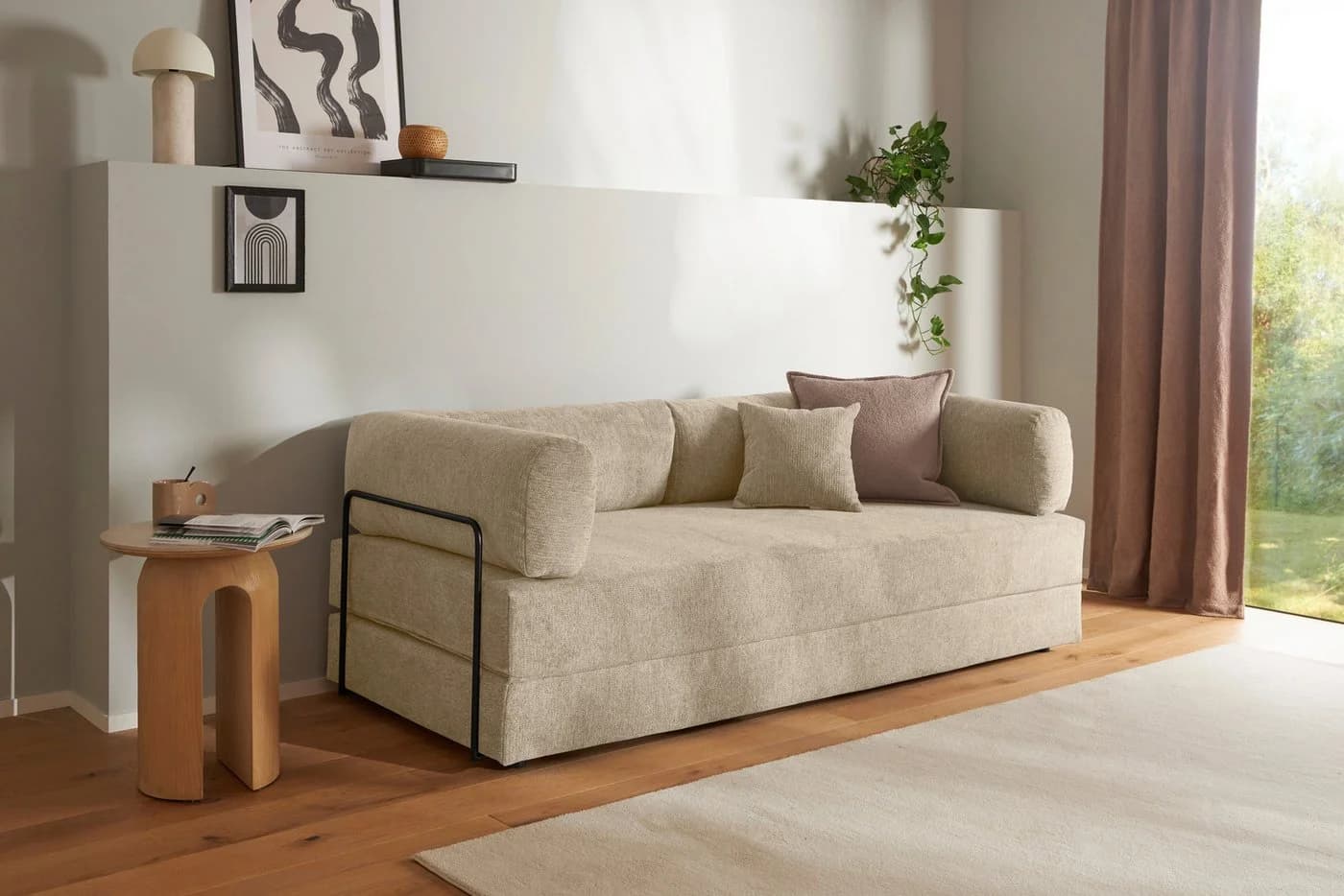 Schlafsofa HOMSY BY ANA JOHNSON Folda Dauerschläfer 206 cm Tonnentaschenfederkern - Bild 2