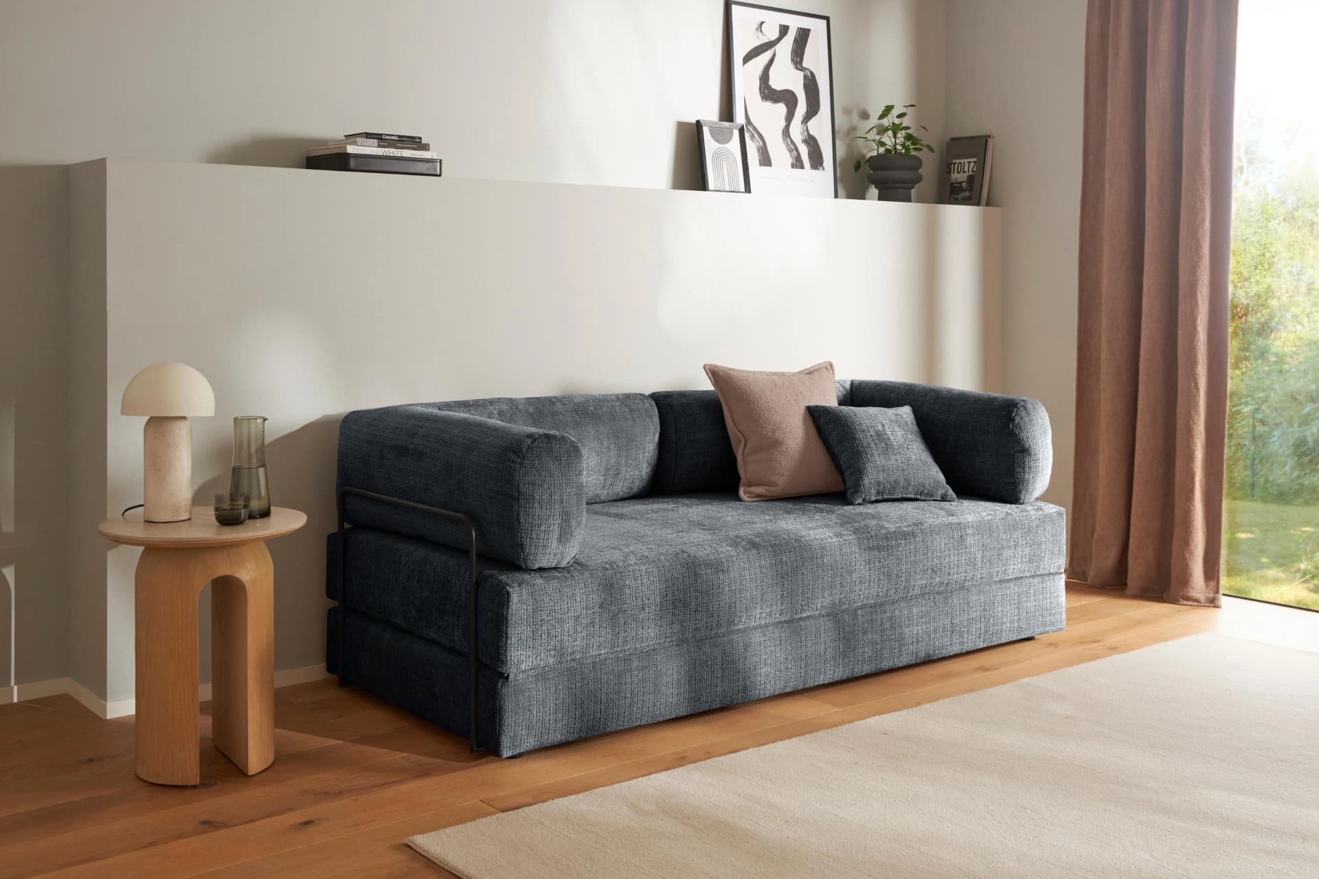 Schlafsofa HOMSY BY ANA JOHNSON Folda 206 cm Tonnentaschenfederkern