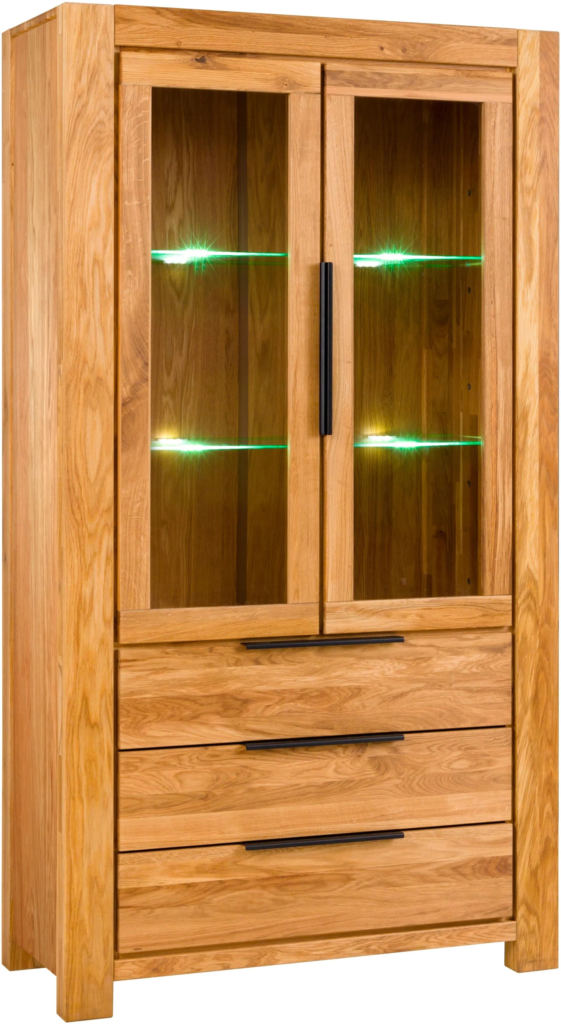 Vitrine HOME AFFAIRE Braun FSC-zertifizierter Holzwerkstoff