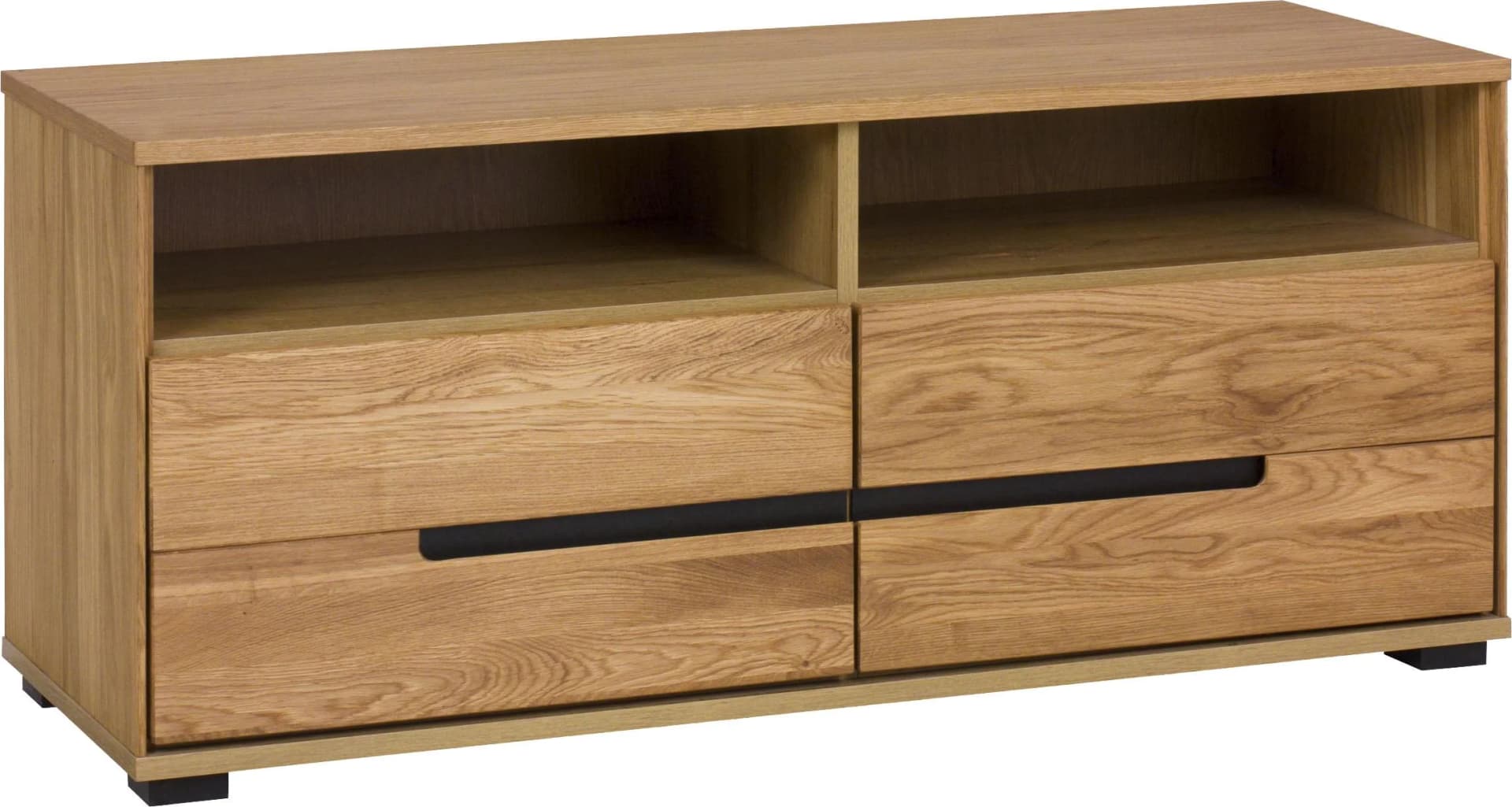 HOME AFFAIRE Lowboard Eiche massiv braun Soft-Close