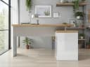 Eckschreibtisch INOSIGN Easy 38 mm Platte Eiche Cadiz Dekor Bild 3