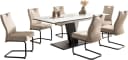 OTTO HOME Essgruppe Altona Ausziehbarer Tisch 6 Stühle Federkorb Microfaser Bild 1