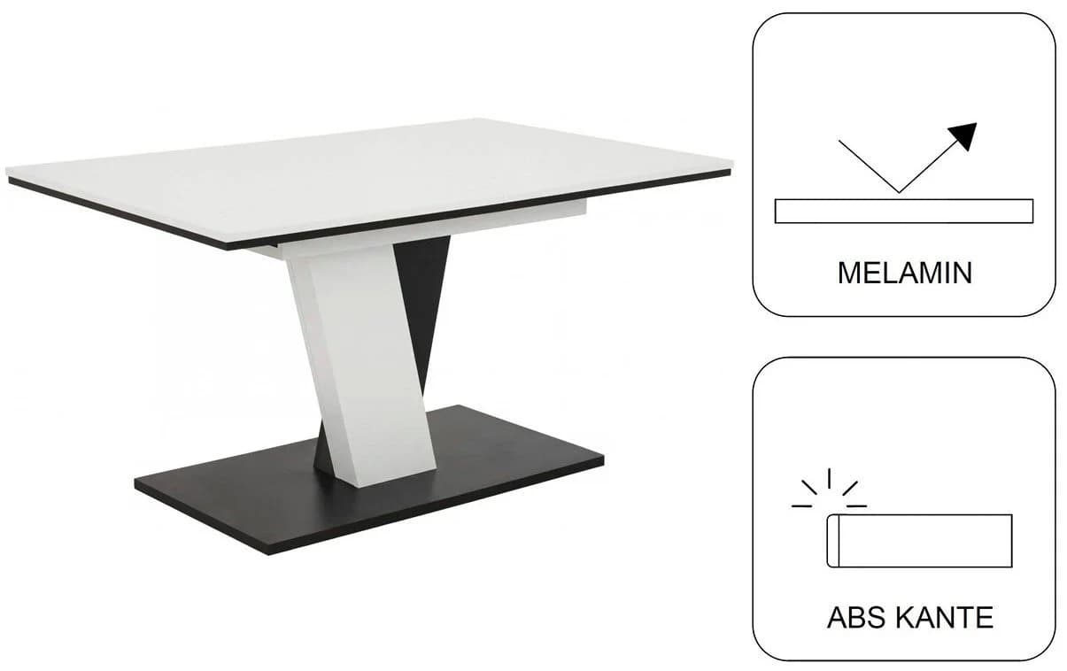 OTTO HOME Essgruppe Altona Ausziehbarer Tisch 6 Stühle Federkorb Microfaser - Bild 4