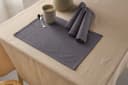 LeGer Home by Lena Gercke Platzset "Liaa" Anthrazit Baumwolle Bild 1