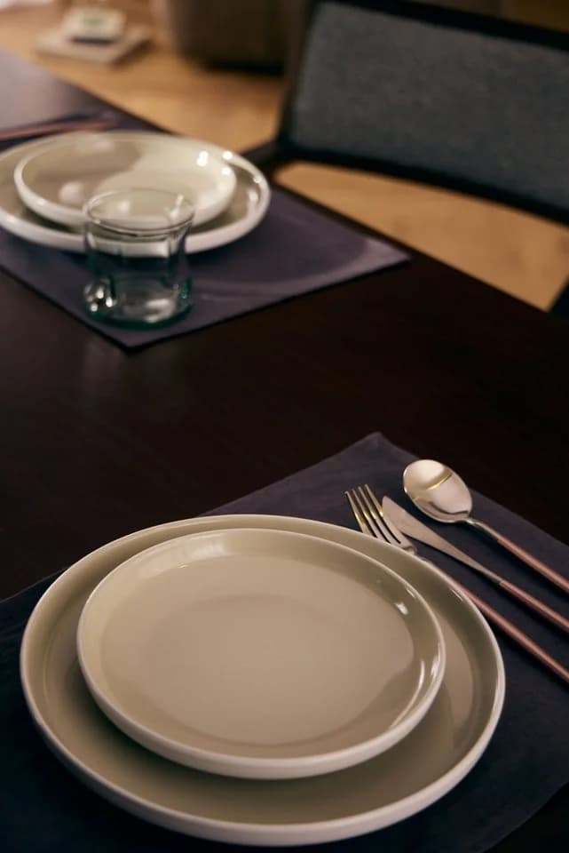 LeGer Home by Lena Gercke Platzset "Liaa" Anthrazit Baumwolle - Bild 5